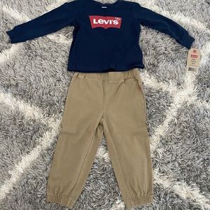Brand new with tags. Levi’s set. 18 months